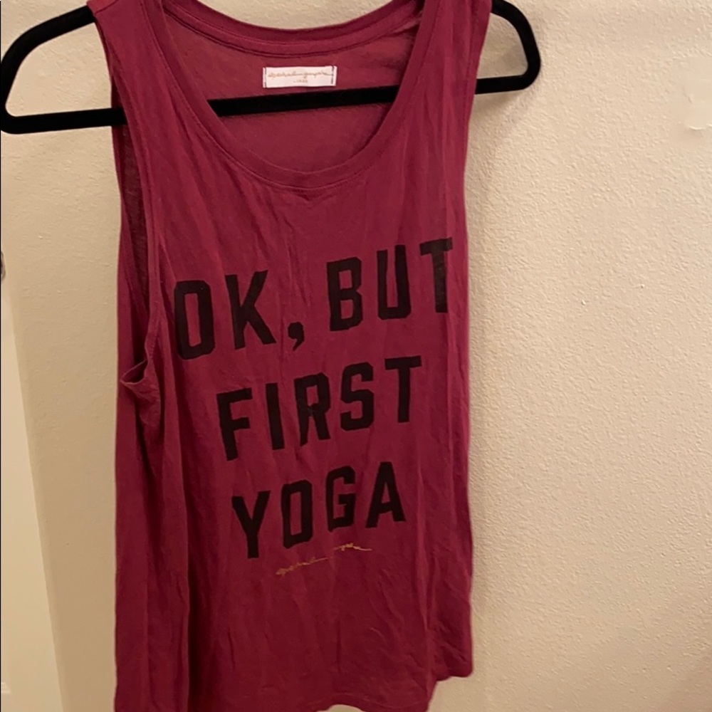 Spiritual Gangster ok, but first yoga tank
